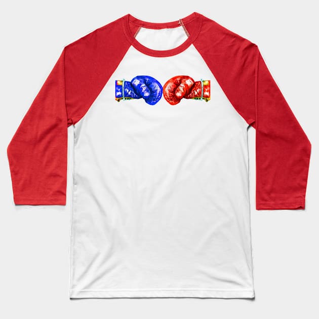 Boxing Gloves Baseball T-Shirt by AnnArtshock